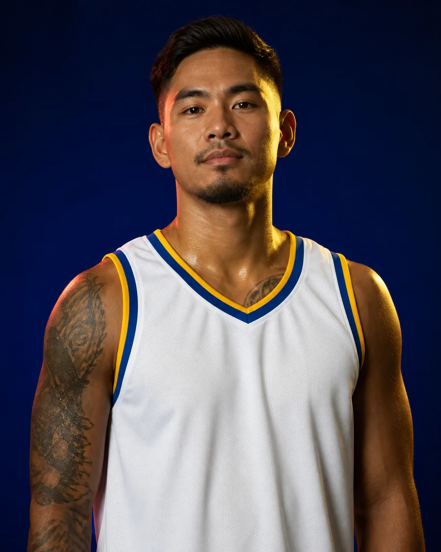 Fictional Filipino-American basketball player used as placeholder photography